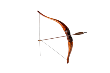 Competitive Archery Setup isolated on transparent background