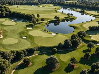 Ein Golfplatz