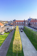 Historic arsenal buildings in the center of Grave, Netherlands