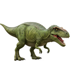 Obraz premium Realistic Tyrannosaurus Rex Isolated Fierce Prehistoric Dinosaur Illustration