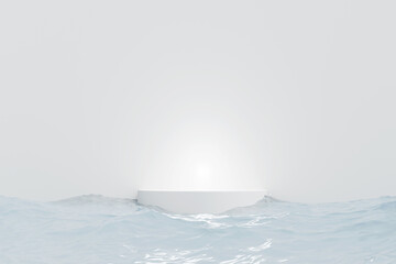 물 위에 떠오르는 미니멀 플랫폼 / Minimal Platform Floating on Water