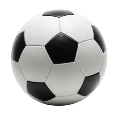 Soccer Ball Illustration Black and White Sport Team Game Leather
