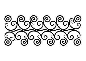 set of vector floral elements