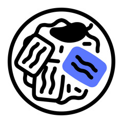 This Rendang icon is suitable for Indonesian culture, etc.