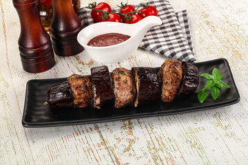 Turkish cuisine - Patlican Kebab with eggplant