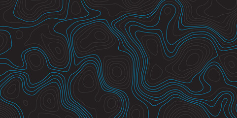  A dark background with intricate, flowing blue topographic lines creating an abstract and textured pattern.