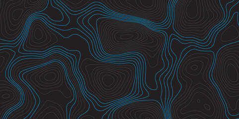  A dark background with intricate, flowing blue topographic lines creating an abstract and textured pattern.