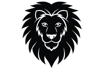 Obraz premium lion head vector icon