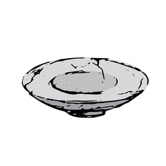 COLORED ILLUSTRATION OF TRASH