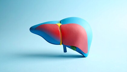 3D model of a human liver