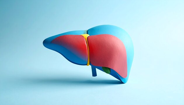 3D model of a human liver