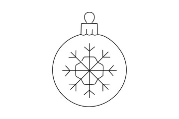 Fototapeta premium christmas ornament design. Vector hand drawn doodle