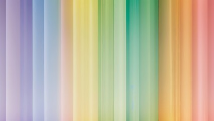 Obraz premium Soft pastel rainbow gradient vertical stripes background with subtle texture