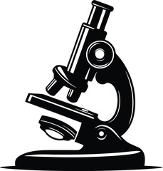 Microscope  silhouette