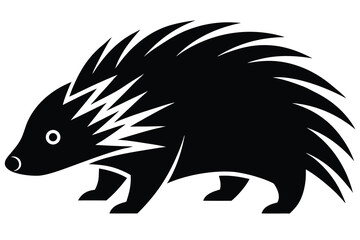 porcupine vector icon