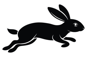 rabbit hoppin vector icon