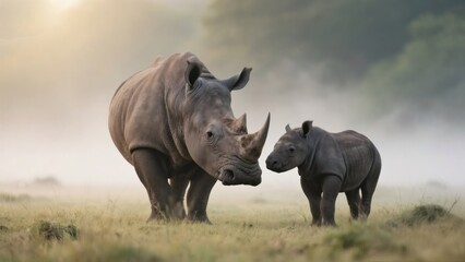 Fototapeta premium rhinoceros