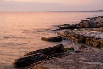 Sunset in Öland Island of Sweden