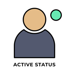 Single Icon of Social Media Apps, Icon Line Color Style