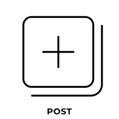 Fototapeta premium Single Icon of Social Media Apps, Icon Outline Style