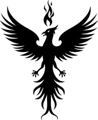 Fototapeta premium Lunar Alpha: Tribal Wolf Spirit tattoo, Design Bundle