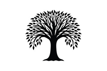 willow tree vector icon © Shilpy