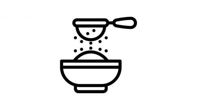sifter minimalist line animation