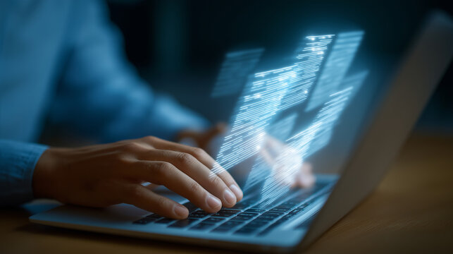 Augmented Reality Document Review on Laptop