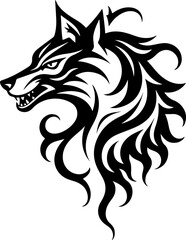 Fototapeta premium American dragon queen, dark fantasy Tattoo Design 