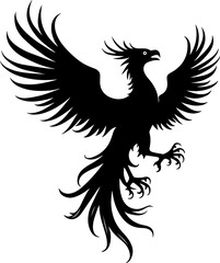 Rise Eternal: Tribal Phoenix Flame tattoo tribal
 Vector bndle
