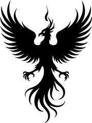 Rise Eternal: Tribal Phoenix Flame tattoo tribal
 Vector bndle
