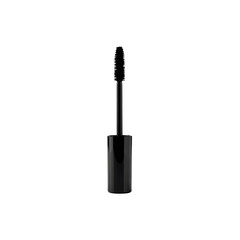 Obraz premium Elegant black mascara wand close up studio shot dark on transparent background