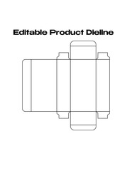 Essential Guides for Product & Packaging Design, Fully editable and Ready for Print, Editable Product dyeline