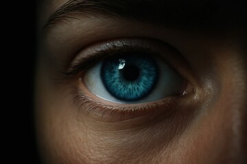 Obraz premium The Mysterious Blue of Human Eyes