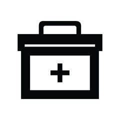 First Aid Kit icon vector. first aid box vector icon line template. medical kit icon logo.
