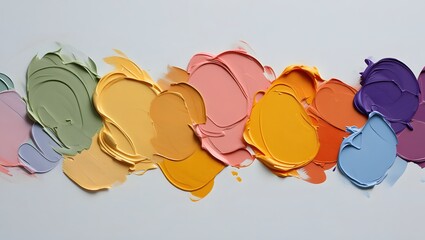Abstract colorful paint strokes background texture art design wallpaper concept art