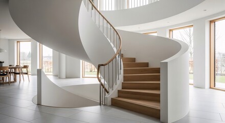Modern spiral staircase design ideas for your home interior architecture and design inspiration photos