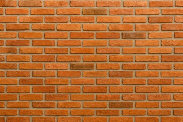 Obraz premium Classic brick facade adorning the exterior walls of a rustic home