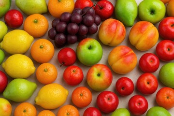 Sweet almond paste shaped like Mediterranean fruits