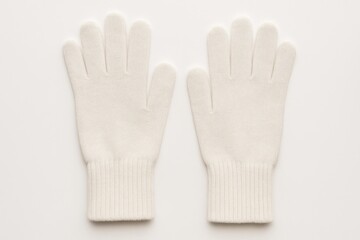 Two female gloves displayed separately on a white background