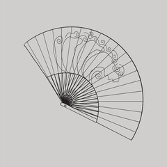 Pai pai japanese hand drawing illustration