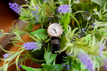 reloj, tiempo, cronometrar, hora, muñeca, reloj de pulsera, metal, objeto, plata, de lujo, negro,...
