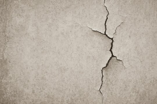 Aged damaged wall with peeling paint and distressed vintage surface