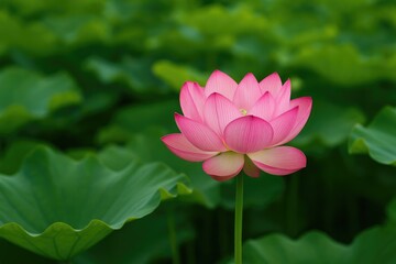 Fototapeta premium Summer bloom of the lotus flower