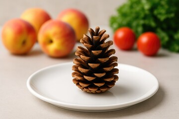 Consuming pine cones for breakfast is not advisable