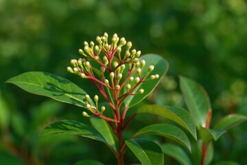 Fototapeta premium First Signs of Christmas Berry Blossom
