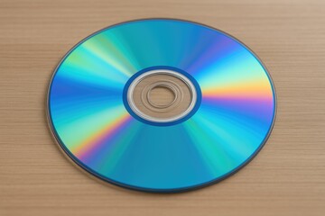 Optical DVD disc used for computer data storage