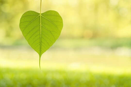 Light background featuring a pho leaf