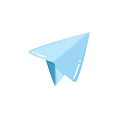paper plane icon vector illustration