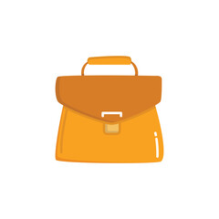 doodle briefcase icon vector illustration